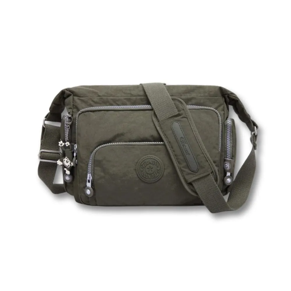 Maison Sacoches Elara besace nylon noir 31 cm