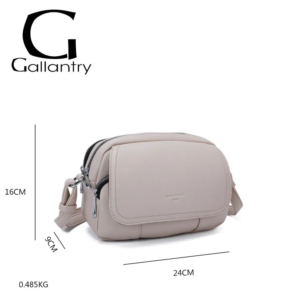 Gallantry Paris Le Charme Compact Sac bandoulière Camel