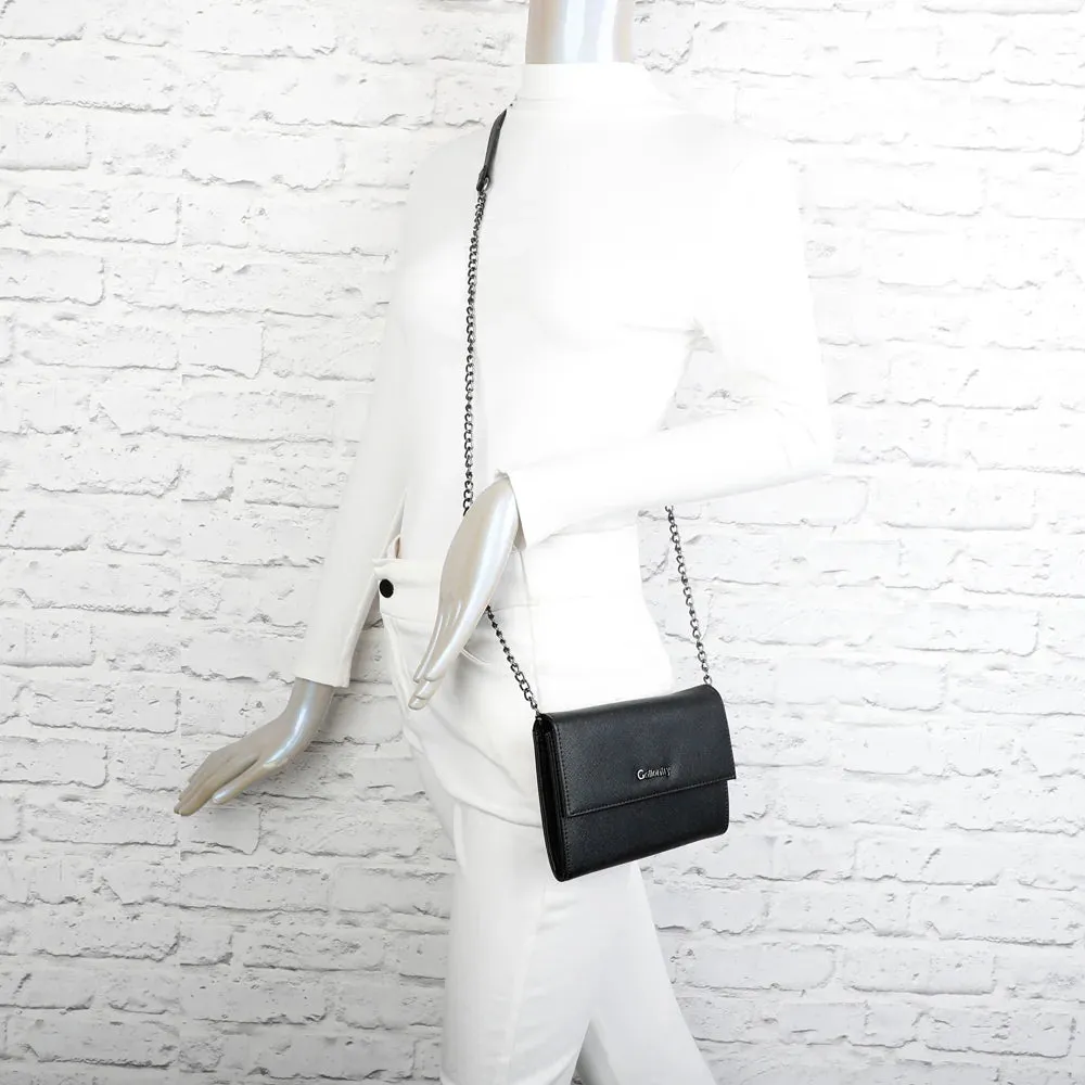 Gallantry Paris Lina Pochette Bandoulière Noir Chaîne