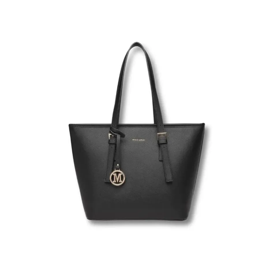 Maison Sacoches Juliette grand sac à main noir spacieux