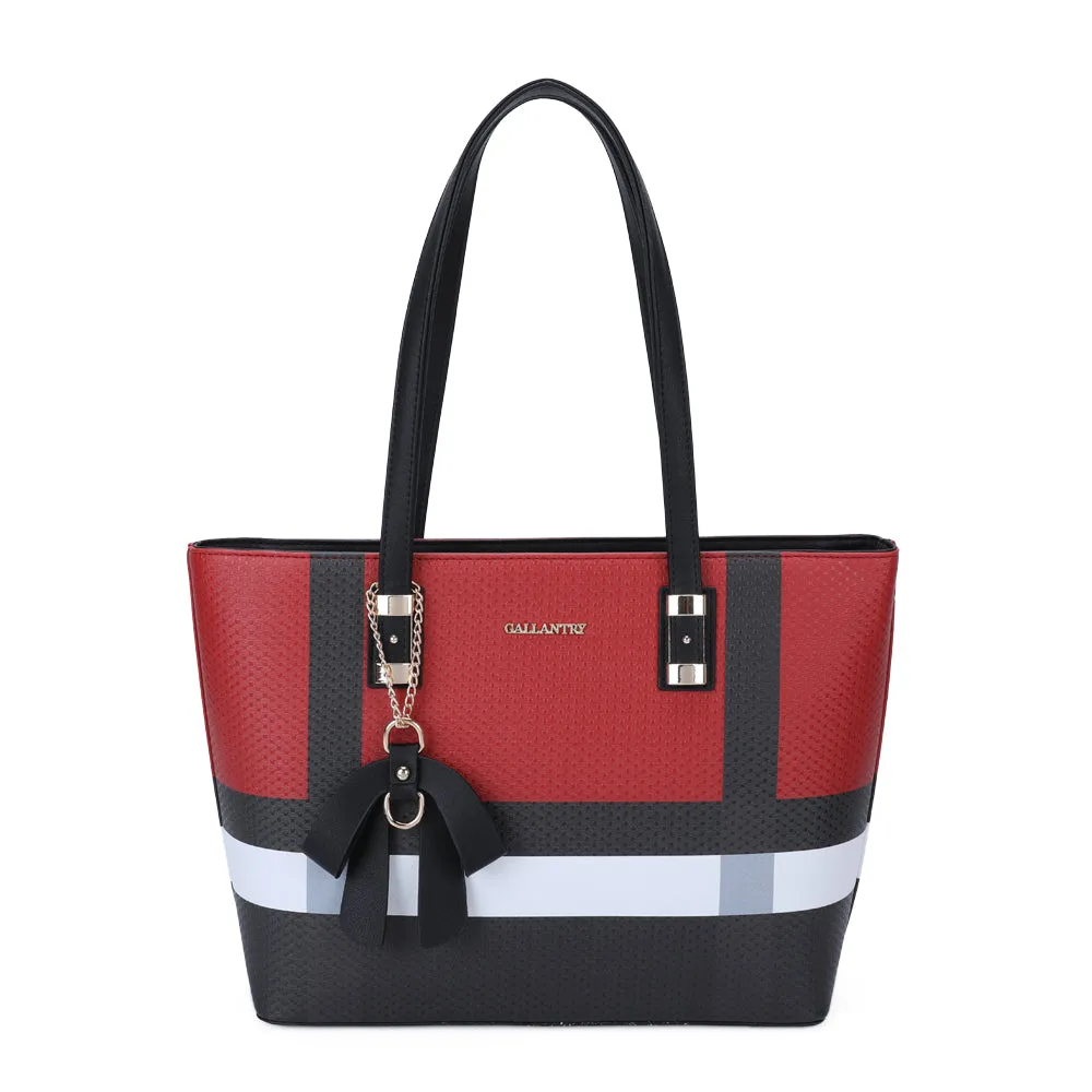 Gallantry Paris Jolie sac cabas rose simili cuir