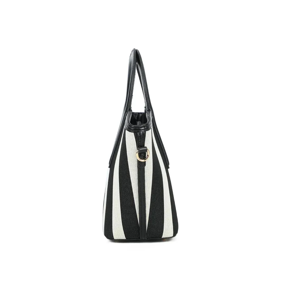 Gallantry Paris Marbella sac main rayé khaki beige