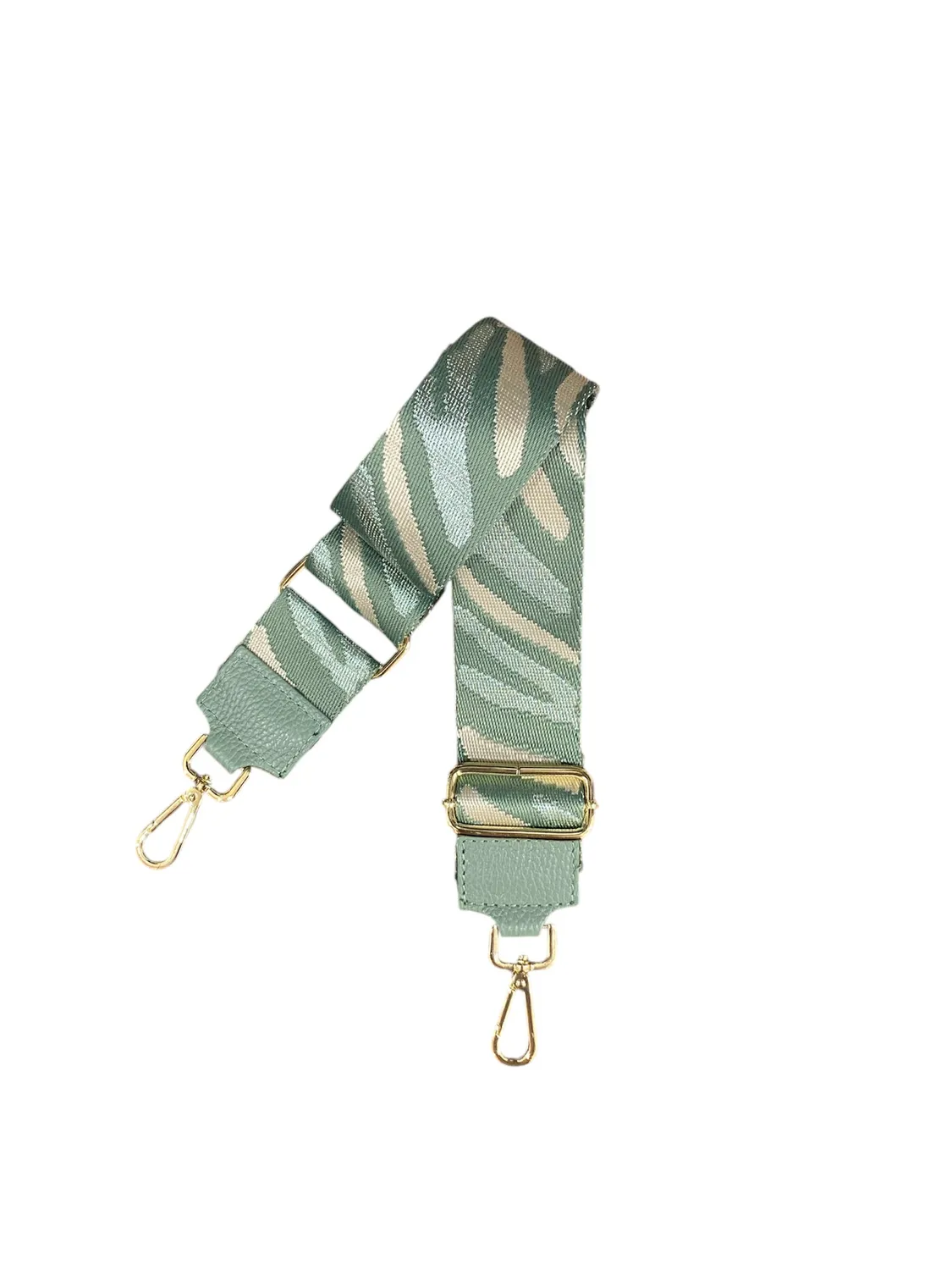 Hexagone Cuir Anse Zèbre anse sac noir blanc argenté