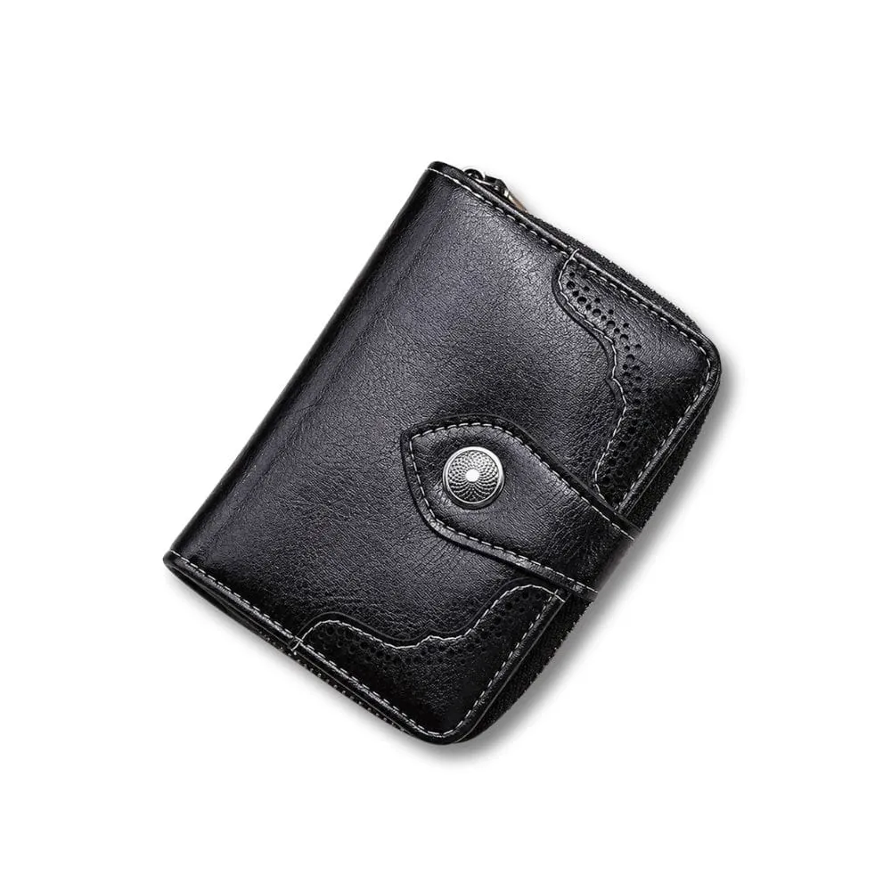 Maison Sacoches Elina porte-monnaie femme vintage compact