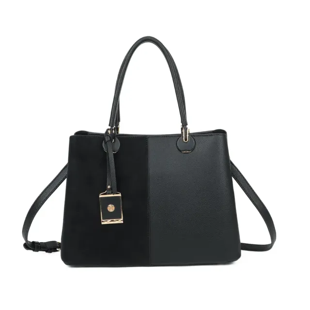 Gallantry Paris La Bellamy sac à main coffee bi-matière