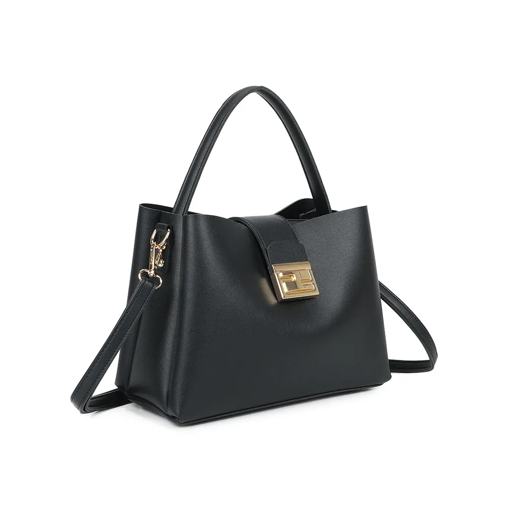 Gallantry Paris La Astoria sac à main bandoulière noir vegan