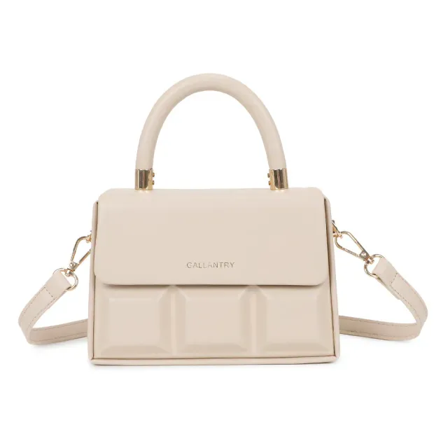 Gallantry Paris ChocoLuxe petit sac à main beige rabat