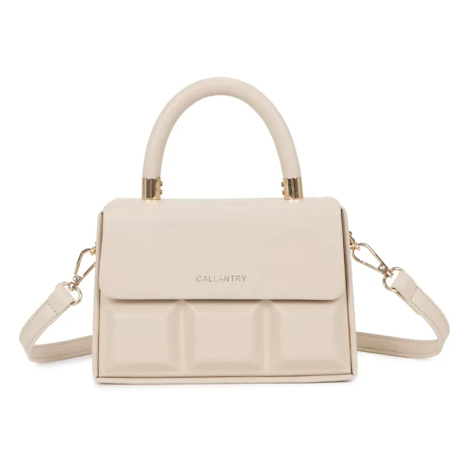 Gallantry Paris ChocoLuxe petit sac à main beige rabat