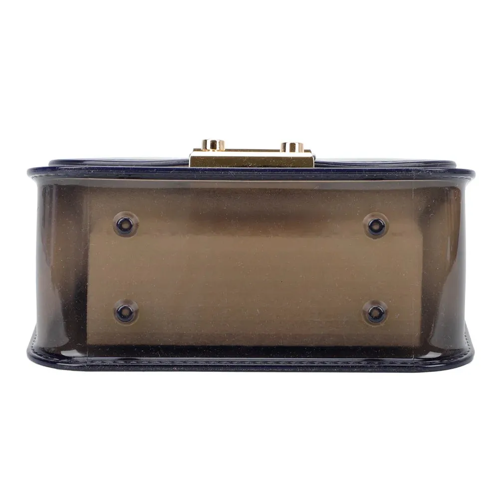 Gallantry Paris Luminance mini sac bandoulière transparent noir