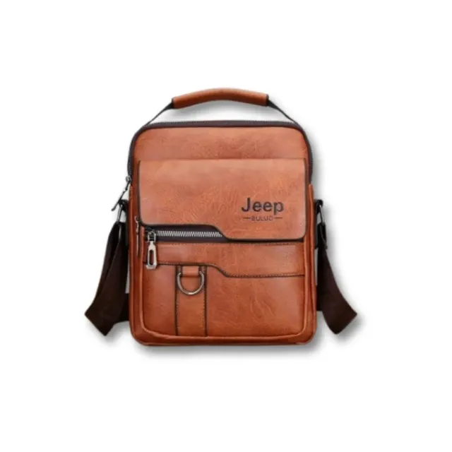 Maison Sacoches Vintage Jeep sacoche cuir noir
