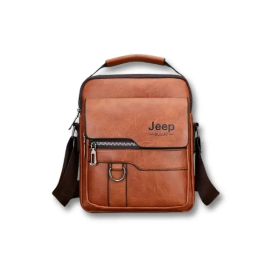 Maison Sacoches Vintage Jeep sacoche cuir noir