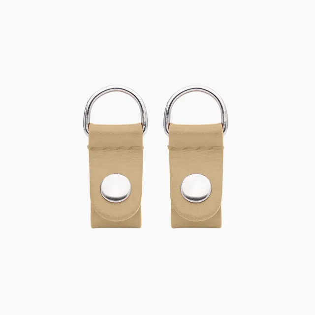 O bag O pocket clip mat gold naturel attache