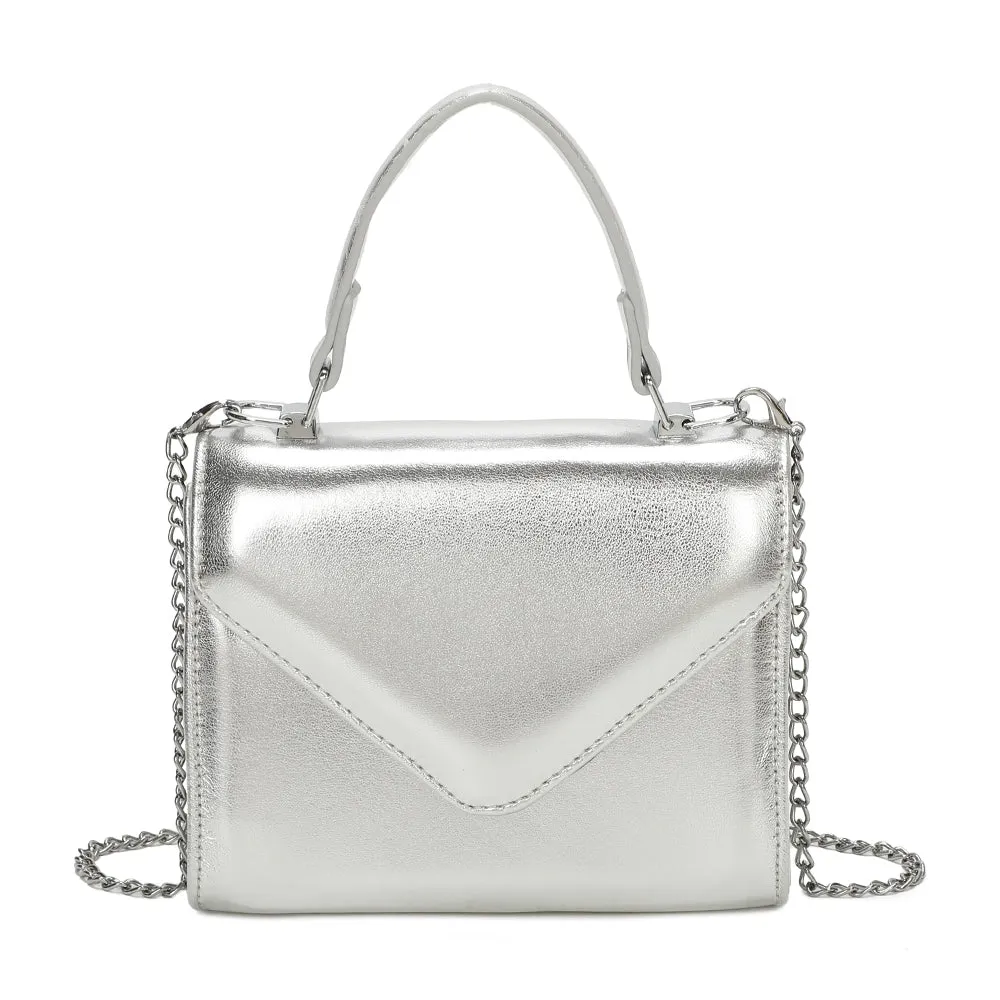 Gallantry Luna sac bandoulière Rouge métallisé