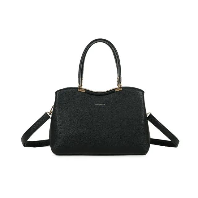 Gallantry Paris Victoria Élégance sac bandoulière noir grainé