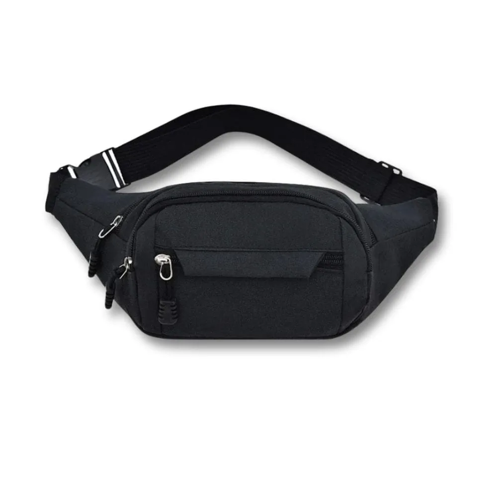 Maison Sacoches Norren sac banane gris Oxford imperméable