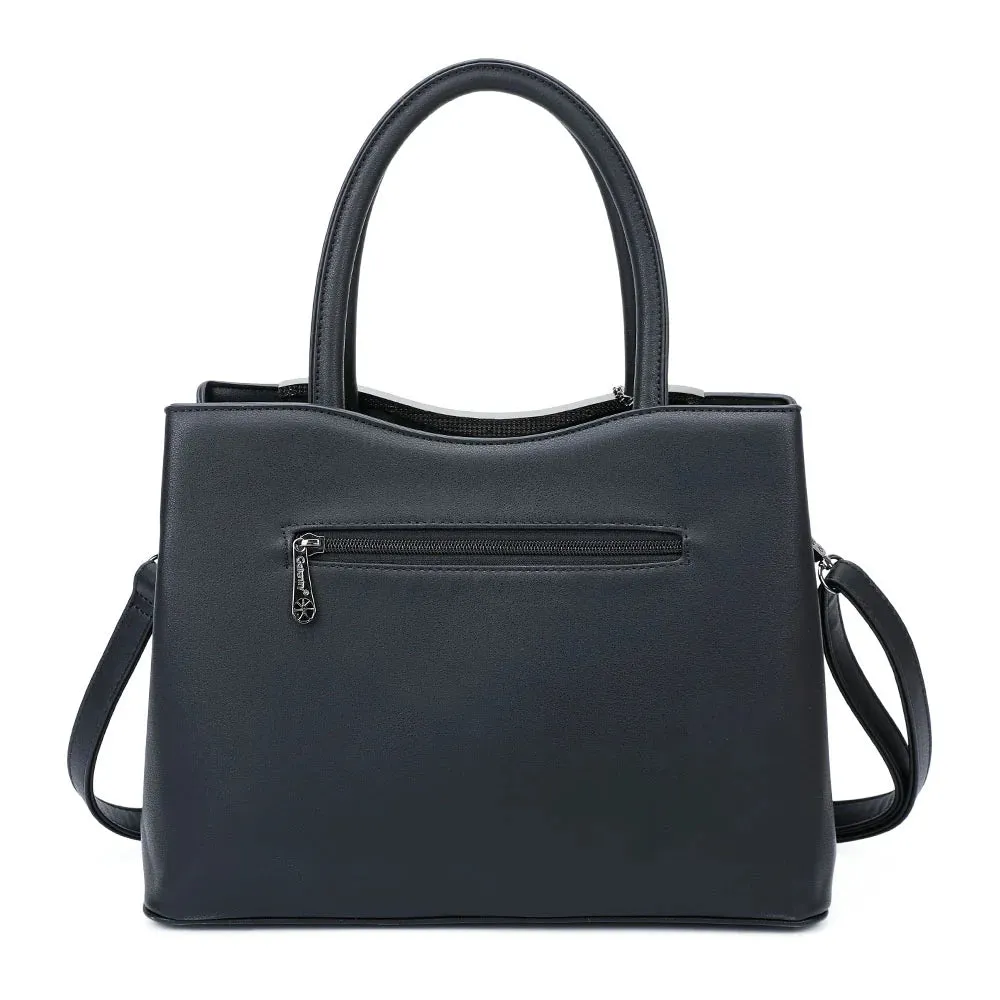 Gallantry Paris Hailey sac à main noir effet serpent