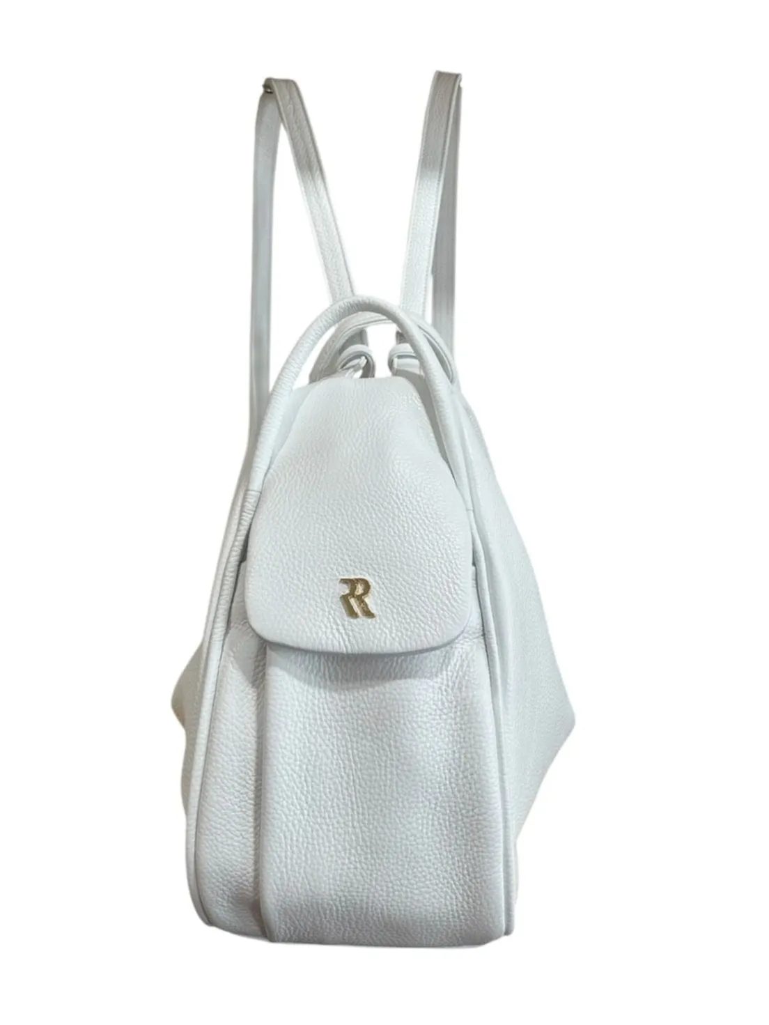 Hexagone Cuir Robot sac à dos cuir cognac