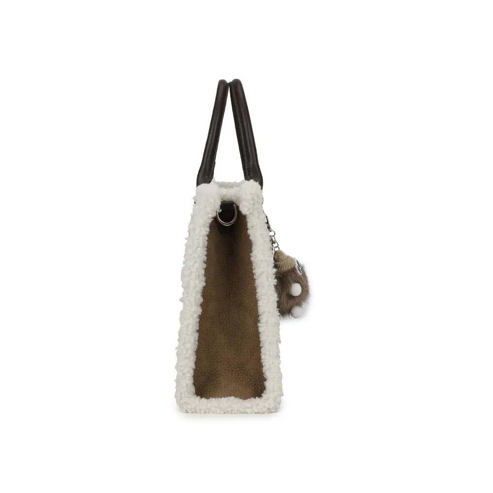 Gallantry Paris Le Oural sac à main taupe cuir grainé