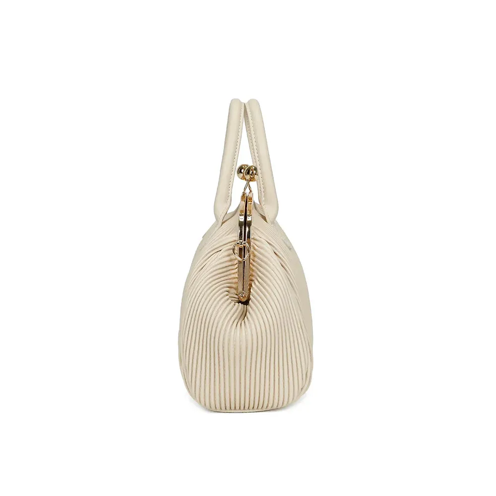 Gallantry Gabrielle Retro main beige fermoir