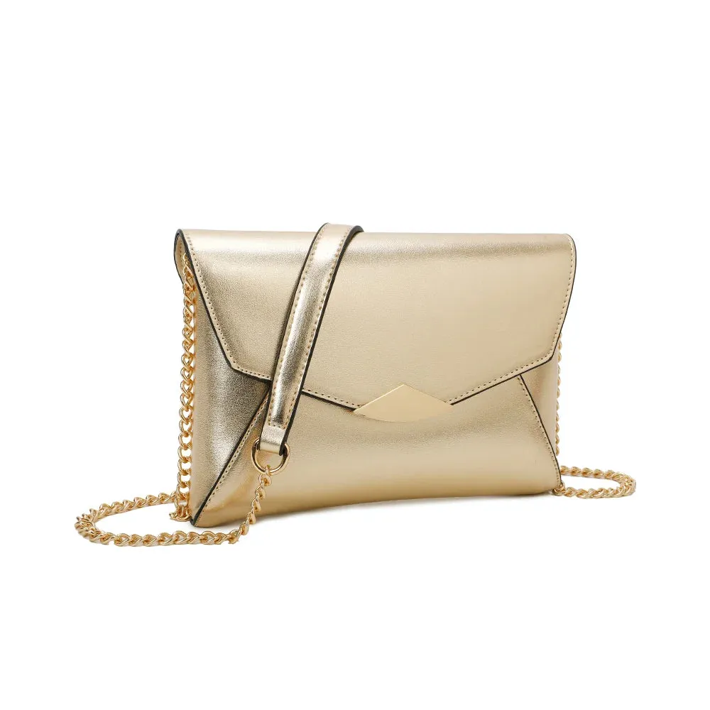 Gallantry Paris Grenat pochette bandoulière rouge chaîne