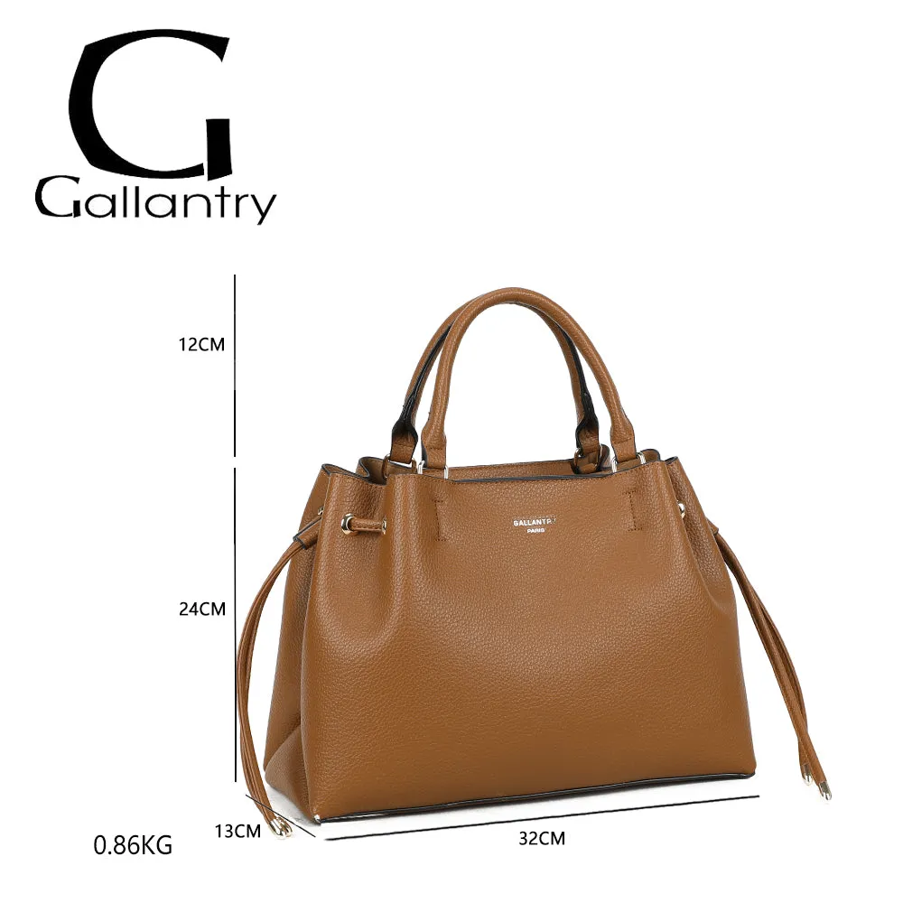 Gallantry Élégance Daily sac à main noir grainé