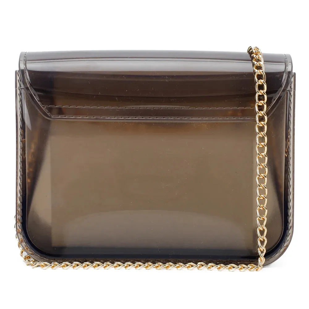 Gallantry Paris Luminance mini sac bandoulière transparent noir