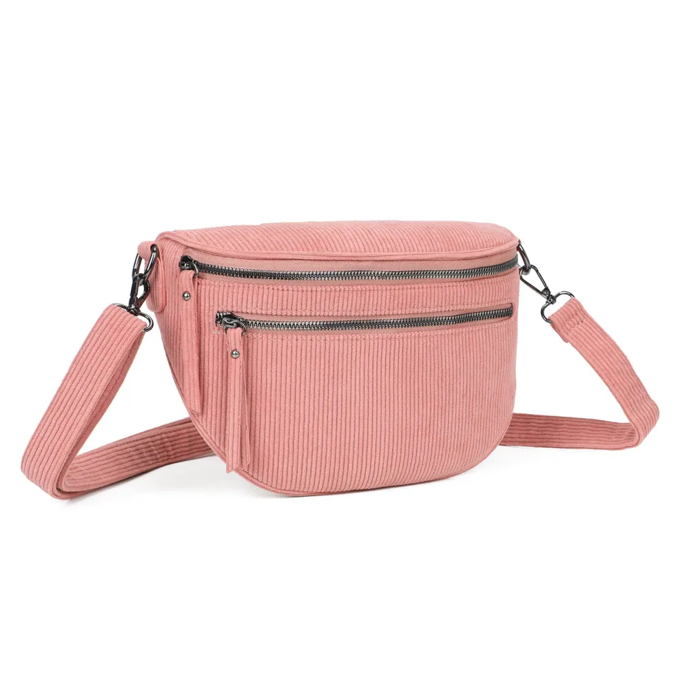 Gallantry Paris La Maddy sac banane velours noir
