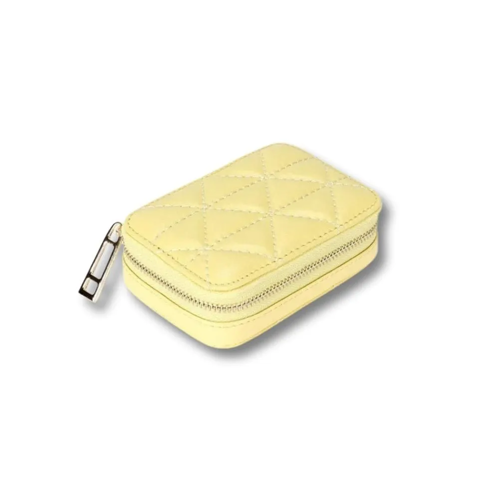Maison Sacoches Glow petite trousse maquillage Rose cuir