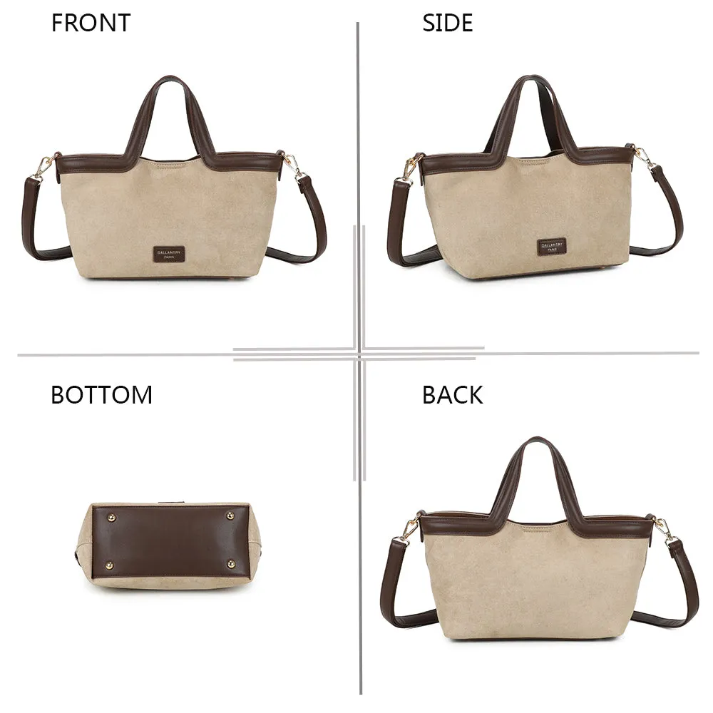 Gallantry Paris Horizon Chic sac à main Noir bicolore