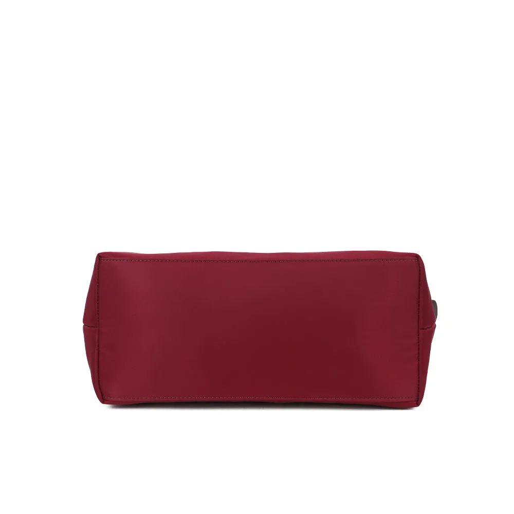 Gallantry Le Meralis sac cabas zippé bordeaux