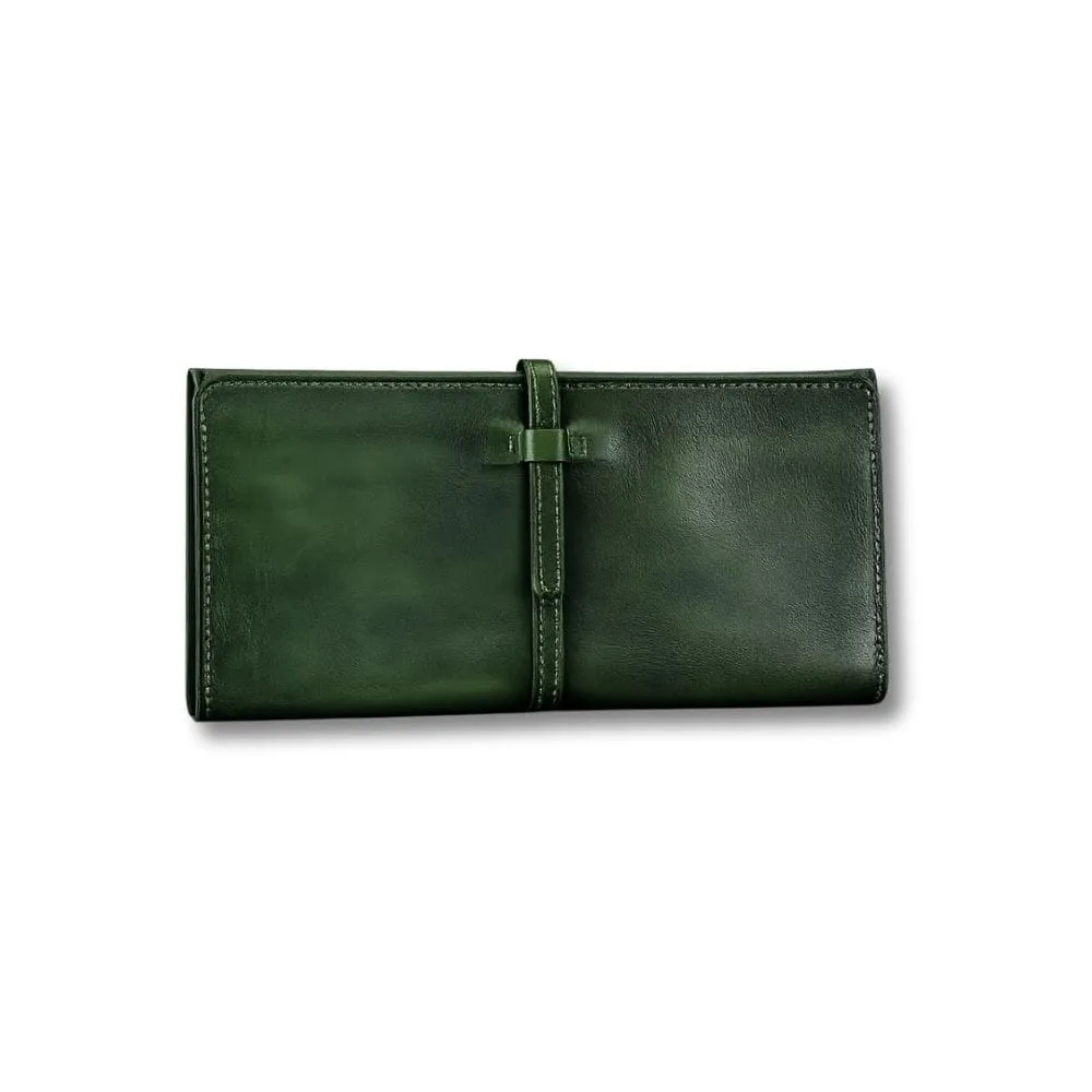 Maison Sacoches Avana Pochette Femme Cuir Brun Vintage