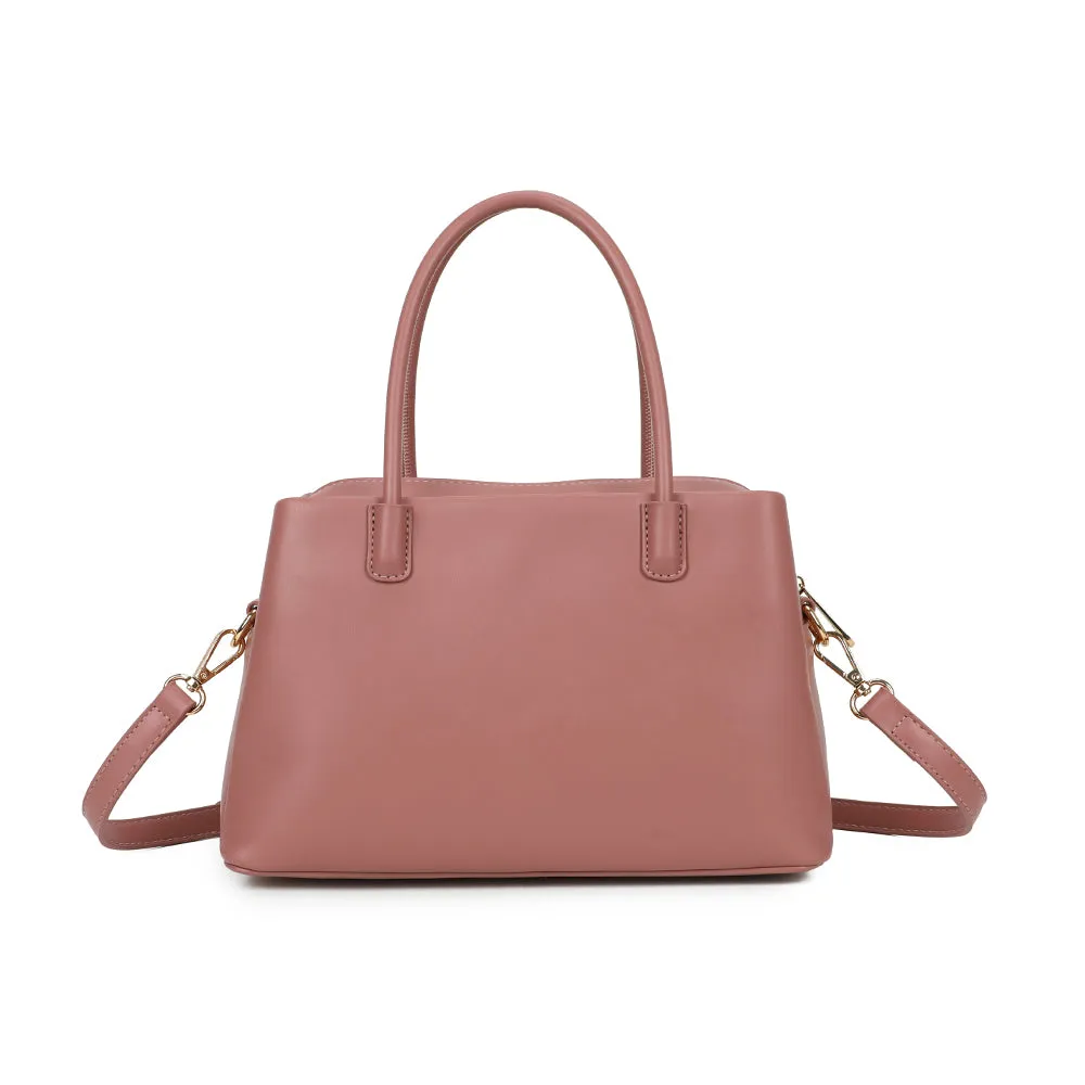 Gallantry Le Azélie sac main Rose foncé lisse