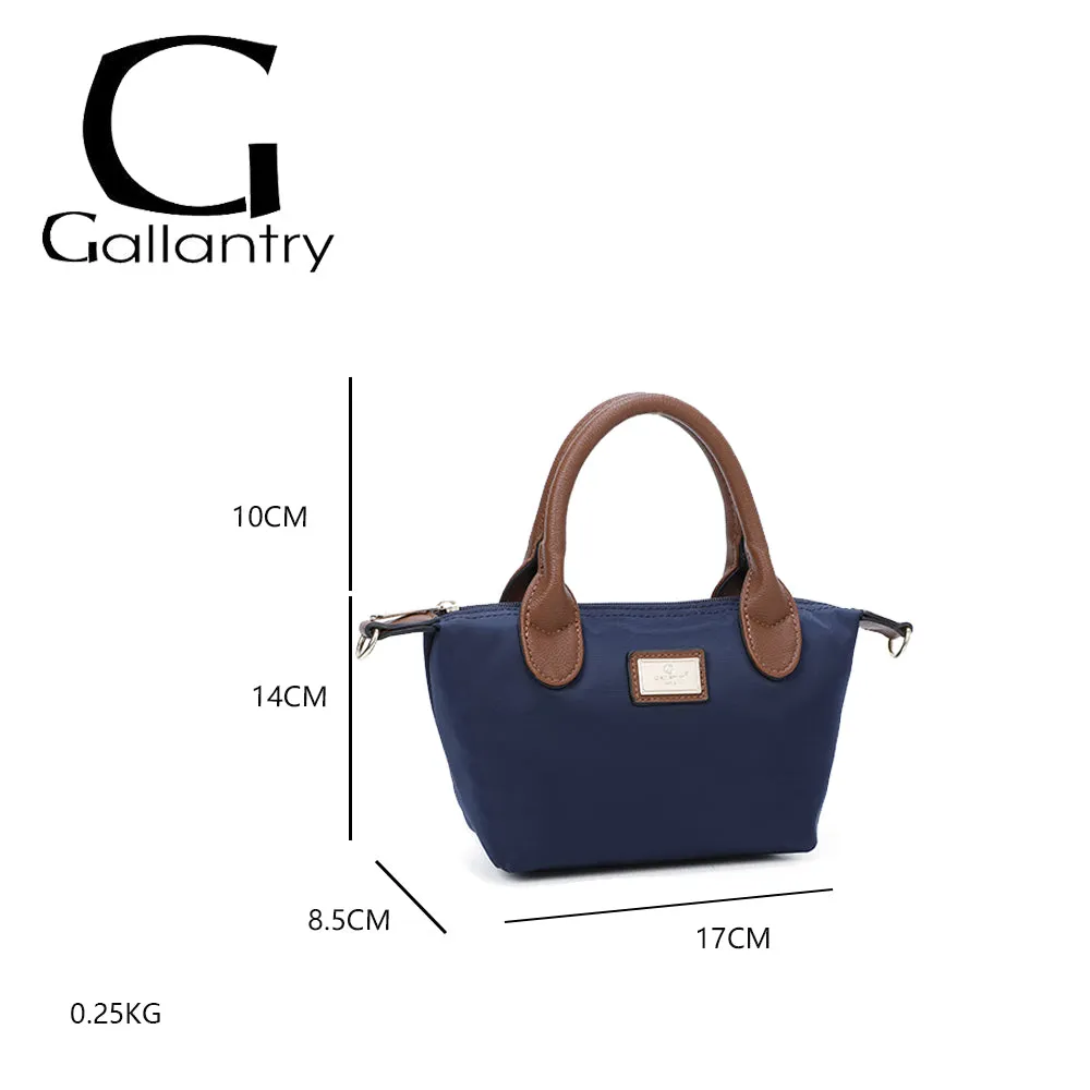 Gallantry Paris La Balade Mini sac bandoulière Coffee nylon