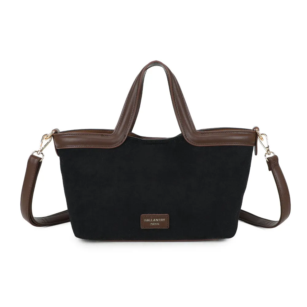 Gallantry Paris Horizon Chic sac à main Noir bicolore