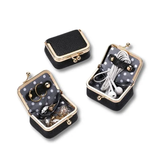 Maison Sacoches Lora mini trousse maquillage noire