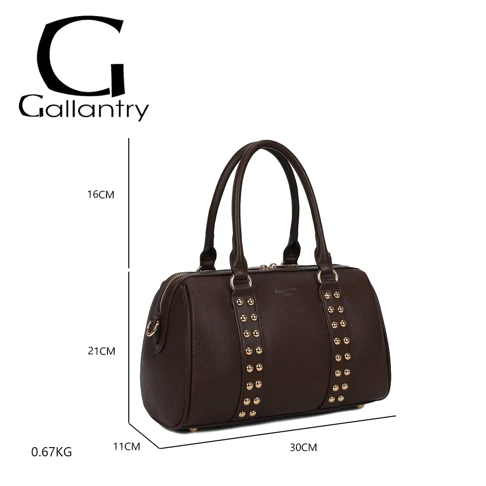 Gallantry Le Calven sac bowling coffee clouté