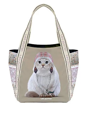 Téo Jasmin Jasmine Boho grand cabas sable
