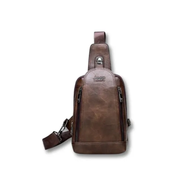 Maison Sacoches Cael sacoche cuir kaki homme