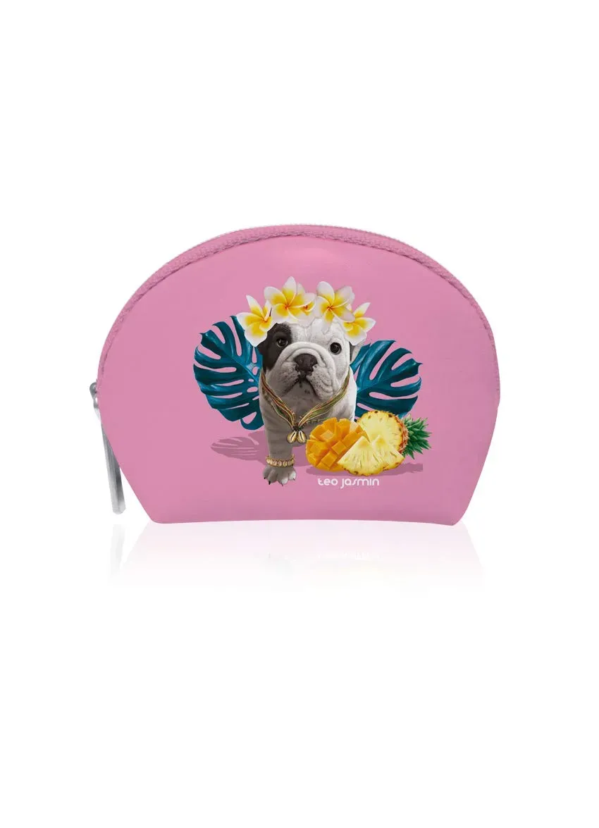 Téo Jasmin Teo Demi-Lune porte-monnaie Tropical Bonbon
