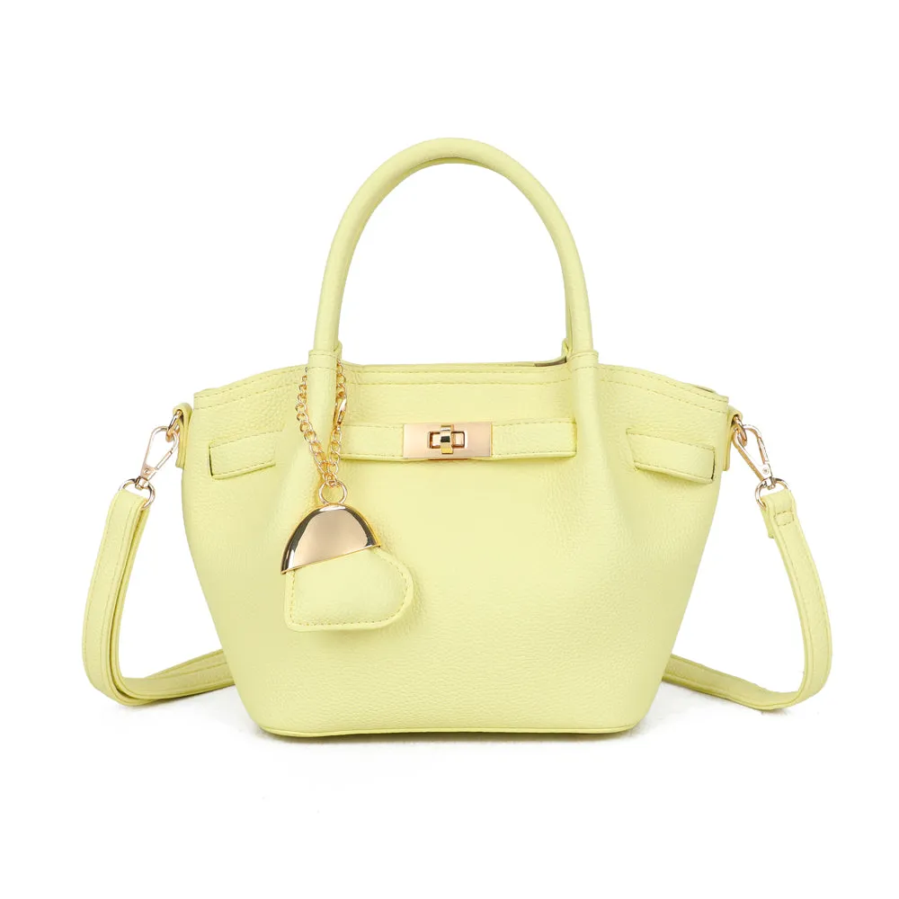 Gallantry Blossom sac à main rose charm doré