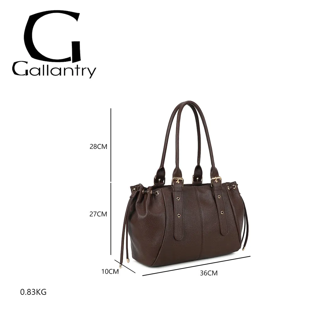 Gallantry Le Saint-Honoré sac cabas Coffee grand