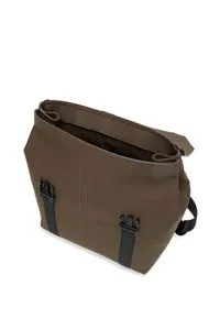 O bag Livigno sac à dos toile gommée chocolat