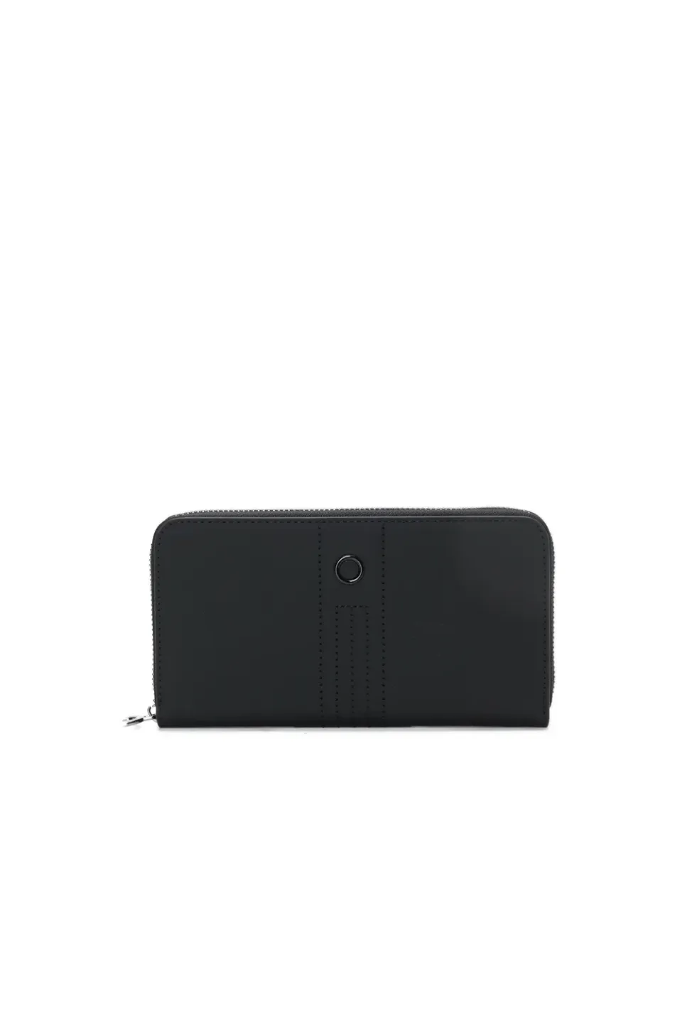 O bag O wally Mughetto portefeuille femme noir zip