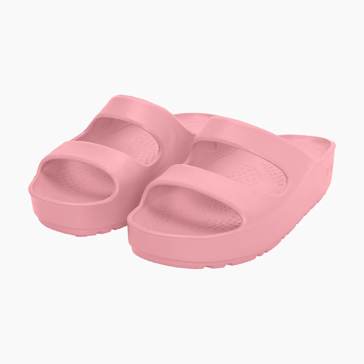 O bag O shoes high sandales blush compensées