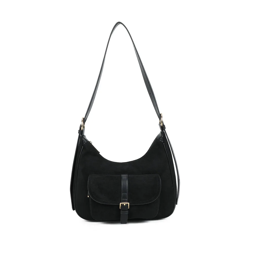 Gallantry Paris La Désirable sac bandoulière taupe foncé suédine