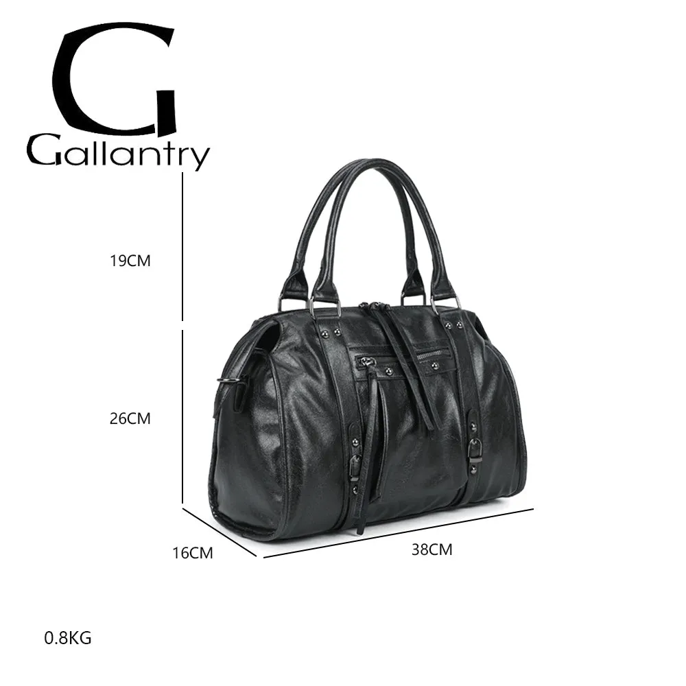 Gallantry Paris Skyla Métallique Médium sac noir 38 cm