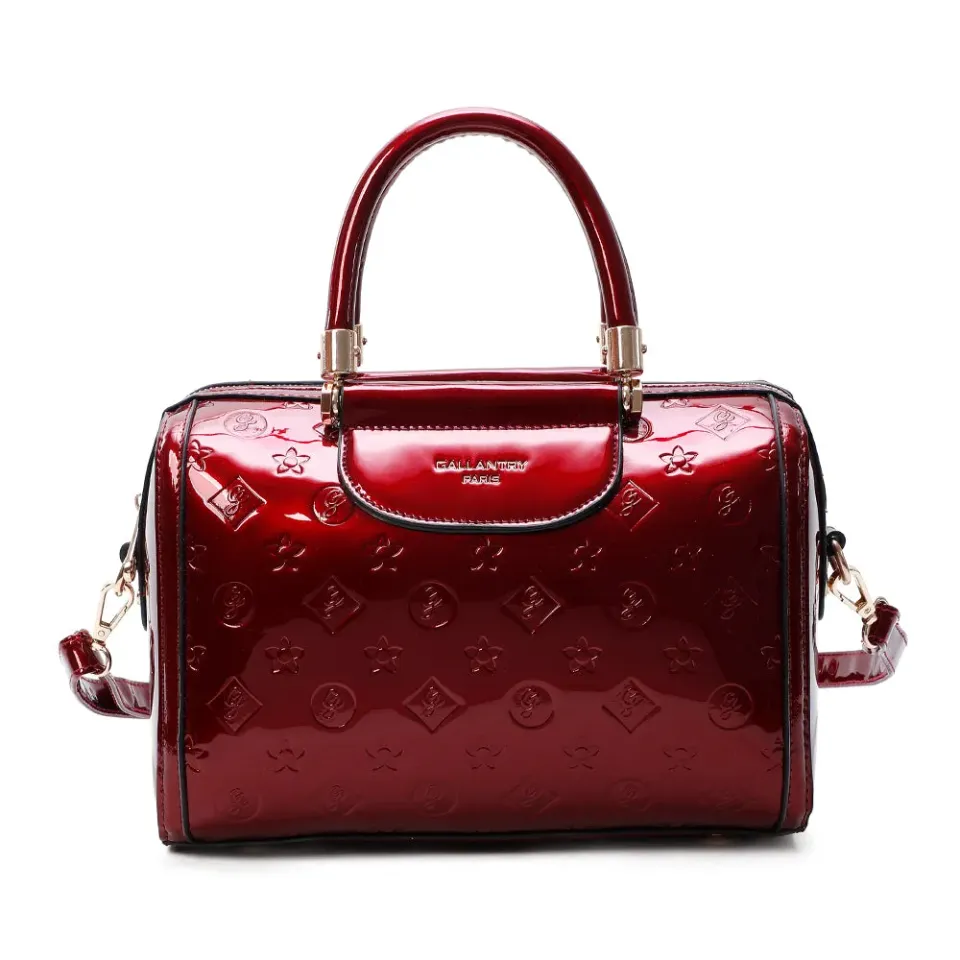 Gallantry La Rubélia sac à main rouge verni