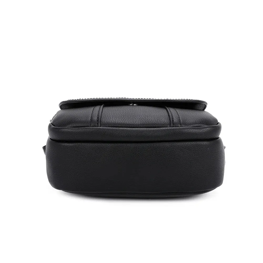 Gallantry Paris Mélina sac bandoulière compact Noir zippé