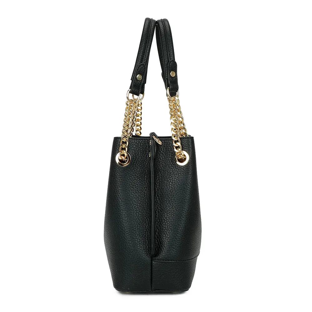 Gallantry Noble Line sac main Noir chaînes