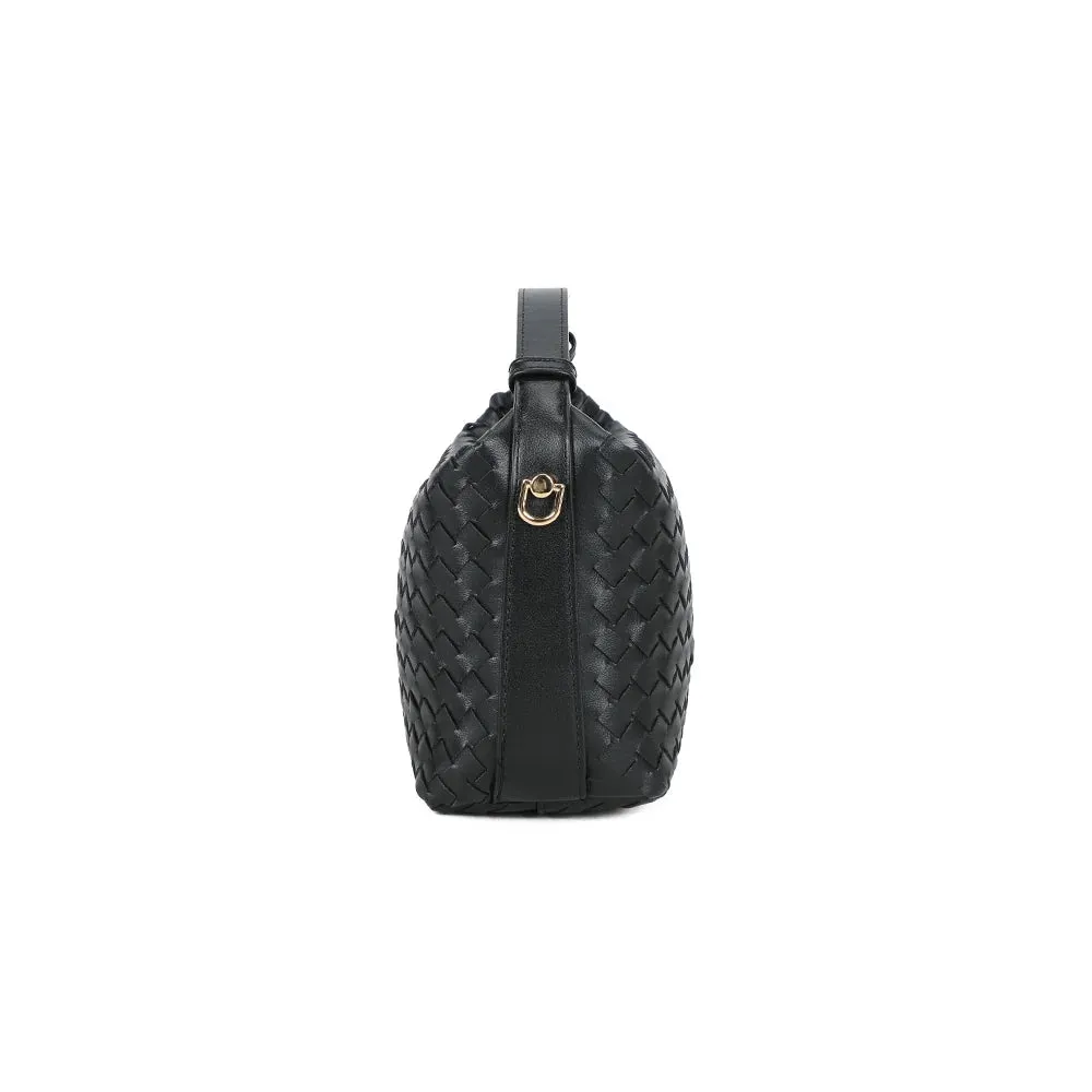 Gallantry Mirena sac à main noir tressé léger